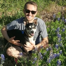 Garry Winkler and dog