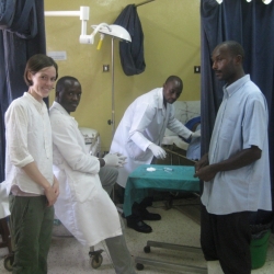Dr. Lori Stolz in Uganda