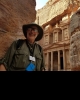 Ken Iserson at Nabataean temple